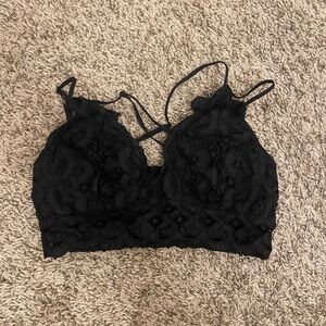 Elegant Black Lace Bralette